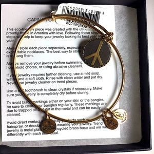 ALEX AND ANI PEACE (FLAT) EXPANDABLE BANGLE NWT